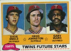 1981 Topps Baseball Cards      328     Dave Engle/Greg Johnston/Gary Ward